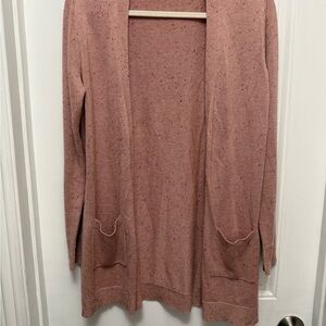 Stitches & Stripes Women's Open Face Cardigan in Soft Pink